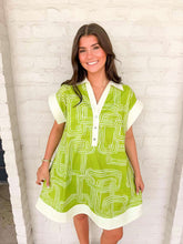 Load image into Gallery viewer, Days Of Wonder Chartreuse Dress