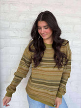Load image into Gallery viewer, Reach Out For More Olive Sweater