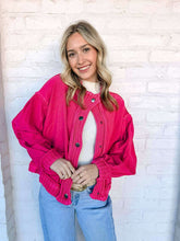 Load image into Gallery viewer, Love Me Vintage Fuschia Cardigan Top