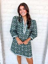 Load image into Gallery viewer, The Everleigh Pine Dress