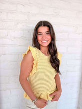Load image into Gallery viewer, Chasing The Sun Yellow Top