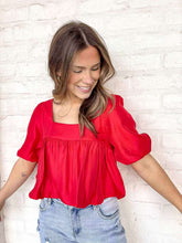 Load image into Gallery viewer, When You See Me Red Top