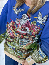 Load image into Gallery viewer, Queen Of Sparkles Multi Santa in the Swamp Sweatshirt