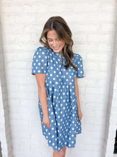 Load image into Gallery viewer, THML Dreams Are Alive Blue Dress