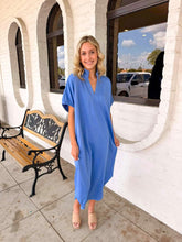 Load image into Gallery viewer, Perfect Idea Blue Dress
