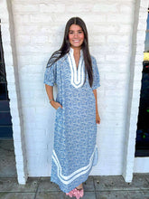 Load image into Gallery viewer, Vibe For The Day Blue Dress