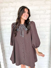 Load image into Gallery viewer, Walk Around The Park Brown Dress