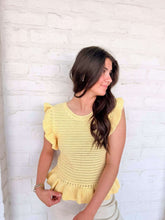 Load image into Gallery viewer, Chasing The Sun Yellow Top