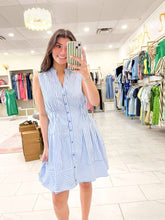 Load image into Gallery viewer, Solid Advice Blue Dress