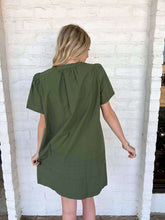 Load image into Gallery viewer, Holiday Feeling Green Dress