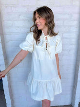 Load image into Gallery viewer, Classy Viewings Ivory Twill Dress