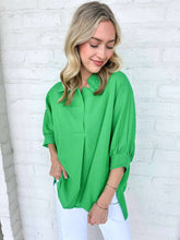 Load image into Gallery viewer, Easy For The Road Green Top