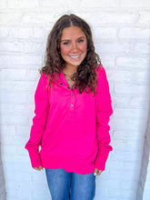 Load image into Gallery viewer, Basic Love Fuchsia Hoodie