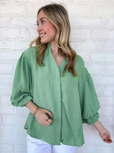 Load image into Gallery viewer, Anything And Everything Apple Green Top