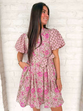 Load image into Gallery viewer, THML Where Love Grows Pink Dress