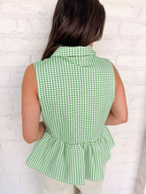 Load image into Gallery viewer, Over The Hill Green Stripe Top