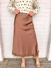 Load image into Gallery viewer, Take Me Home Mocha Skirt