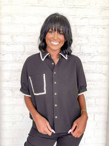 Comfortably Me Black Top