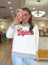 Load image into Gallery viewer, Cajuns Mock Neck Sweatshirt