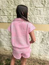 Load image into Gallery viewer, Relay The Message Pink Gingham Set