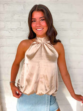 Load image into Gallery viewer, From The View Champagne Halter Top