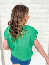 Load image into Gallery viewer, Stitch With Me Kelly Green Top