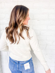 Falling For The Truth Cream Top
