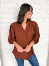 Load image into Gallery viewer, Anything and Everything Mocha Top