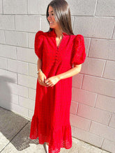 Load image into Gallery viewer, Know The Truth Red Dress