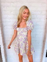 Load image into Gallery viewer, The Way Lavender Floral Print Dress