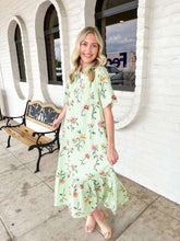 Load image into Gallery viewer, Greenery Gardens Floral Dress