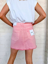 Load image into Gallery viewer, Rewind The Time Pink Hem Skirt