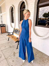 Load image into Gallery viewer, Walk With Me Denim Jumpsuit