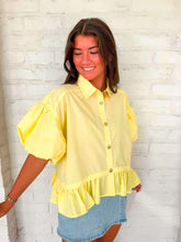 Load image into Gallery viewer, Sunshine Always Yellow Top