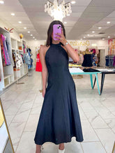 Load image into Gallery viewer, Chasing You Denim Halter Dress