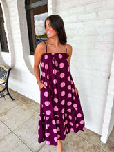 Load image into Gallery viewer, Meet Me Where You Are Plum Dress