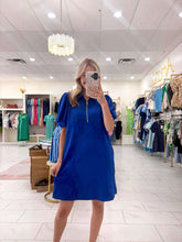 Load image into Gallery viewer, Prepare For Adventures Royal Blue Dress