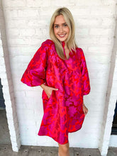 Load image into Gallery viewer, Cherry Blossom Red Dress