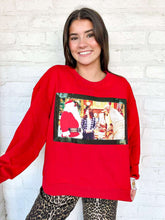 Load image into Gallery viewer, Queen of Sparkles Licensed Red the One with the Holiday Armadillo Sweatshirt