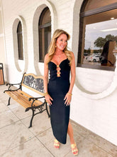 Load image into Gallery viewer, Sophisticated Behavior Black Dress