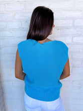 Load image into Gallery viewer, Refine Your Design Blue Top