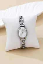 Load image into Gallery viewer, Oval Face Link Chain Bracelet Watch