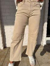 Load image into Gallery viewer, The Hero Sand Beige Barrel Denim Jeans