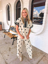 Load image into Gallery viewer, Polka Dot Fever Oatmeal Pant Set