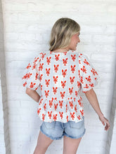 Load image into Gallery viewer, Crawfish Time Red Top