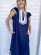 Load image into Gallery viewer, Forever Young Navy Dress