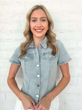 Load image into Gallery viewer, Saddle Up Light Denim Denim Shirt