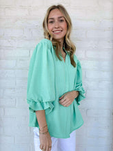 Load image into Gallery viewer, Anything And Everything Mint Top