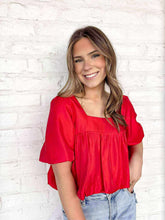 Load image into Gallery viewer, When You See Me Red Top
