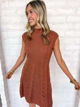Load image into Gallery viewer, Because Of You Mocha Dress